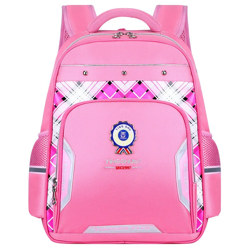2023 Waterproof children school bags For Boys Girls dark blue kids School Backpacks Reflective strip design Mochila Infantil