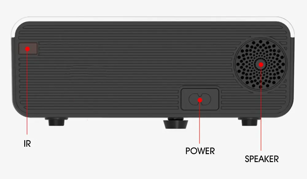 Мини проектор ALSTON W15 3500 лм 720P светодиодный 1080P Android Wi Fi|Проекторы для домашнего