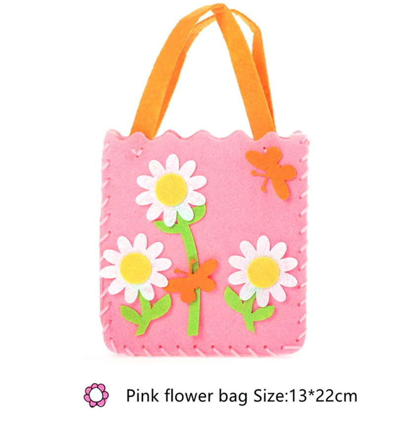 Мультяшная Нетканая сумка сделай сам Детская обучающая игрушка миниатюрная из