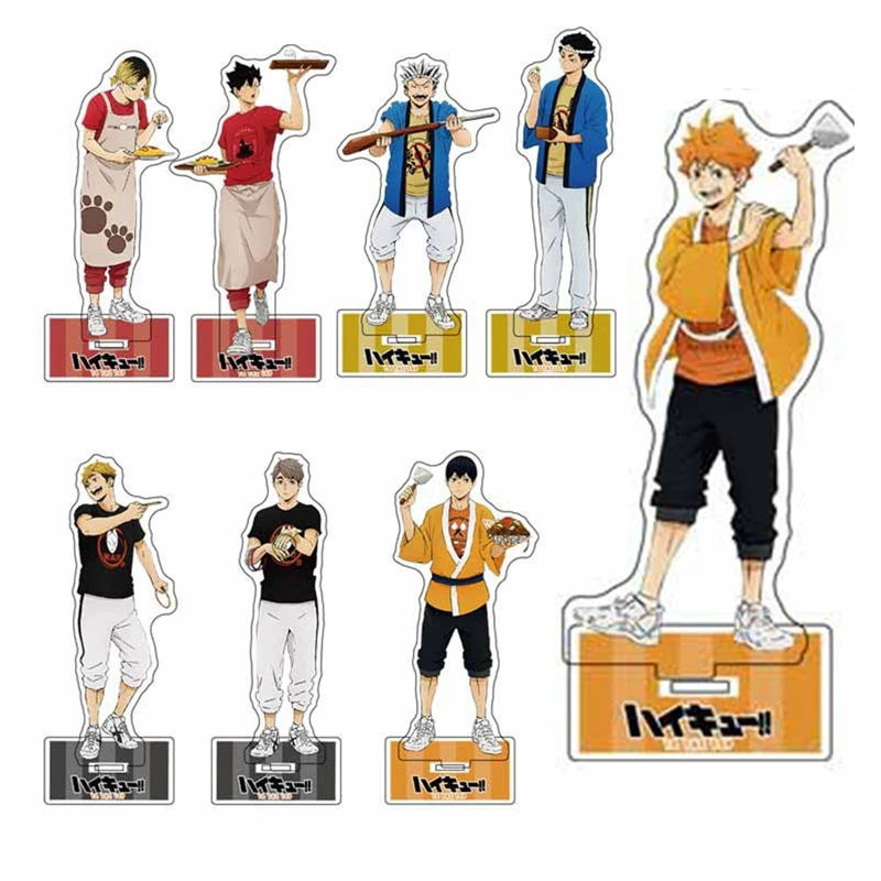 

15cm Anime Haikyuu!! Acrylic Stand Volleyball Teenager Cartoon Figure Model Plate Desk Decor Standing Sign Ornaments Fans Gift