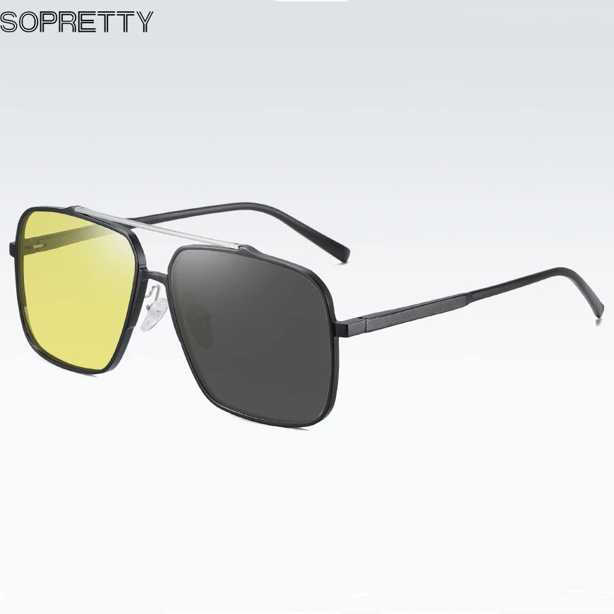 2020 Новые поляризованные солнцезащитные очки из алюминиево магниевого сплава мужские Меняющие цвет