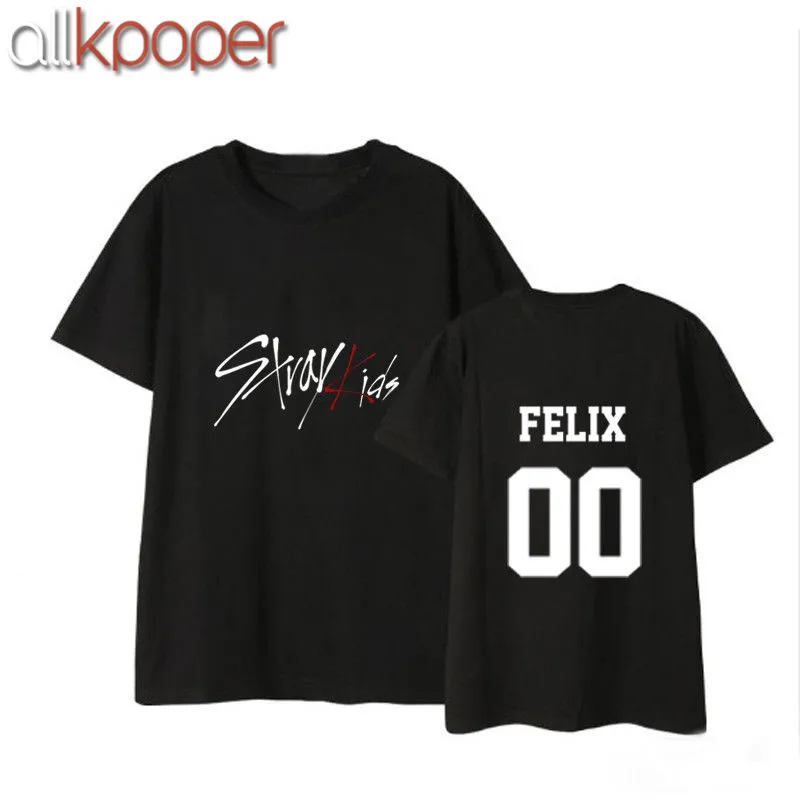 ALLKPOPER KPOP футболка StrayKids The HYUNJIN CHANGBIN футболки|top top|letter tshirtt-shirt letter |