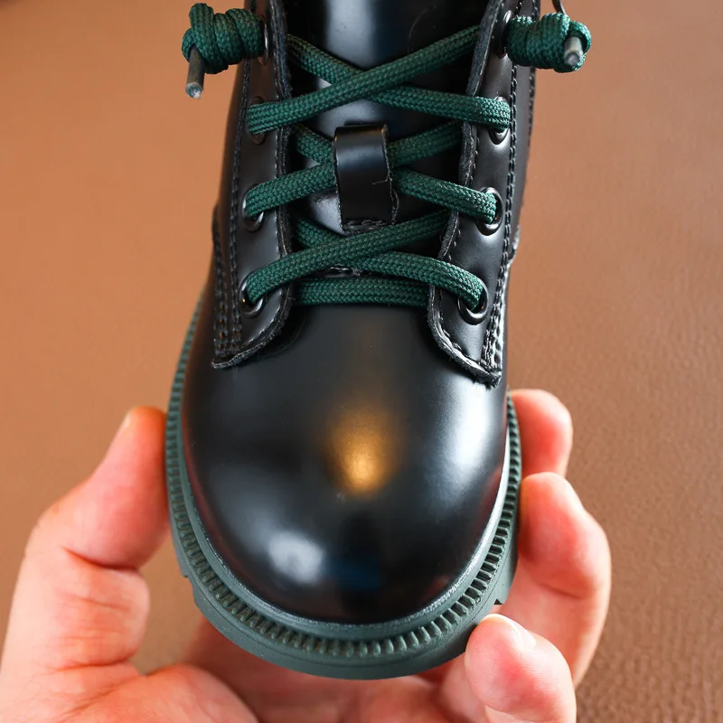 DIMI/2021 зимняя детская обувь Высококачественные Ботинки Martin для мальчиков и