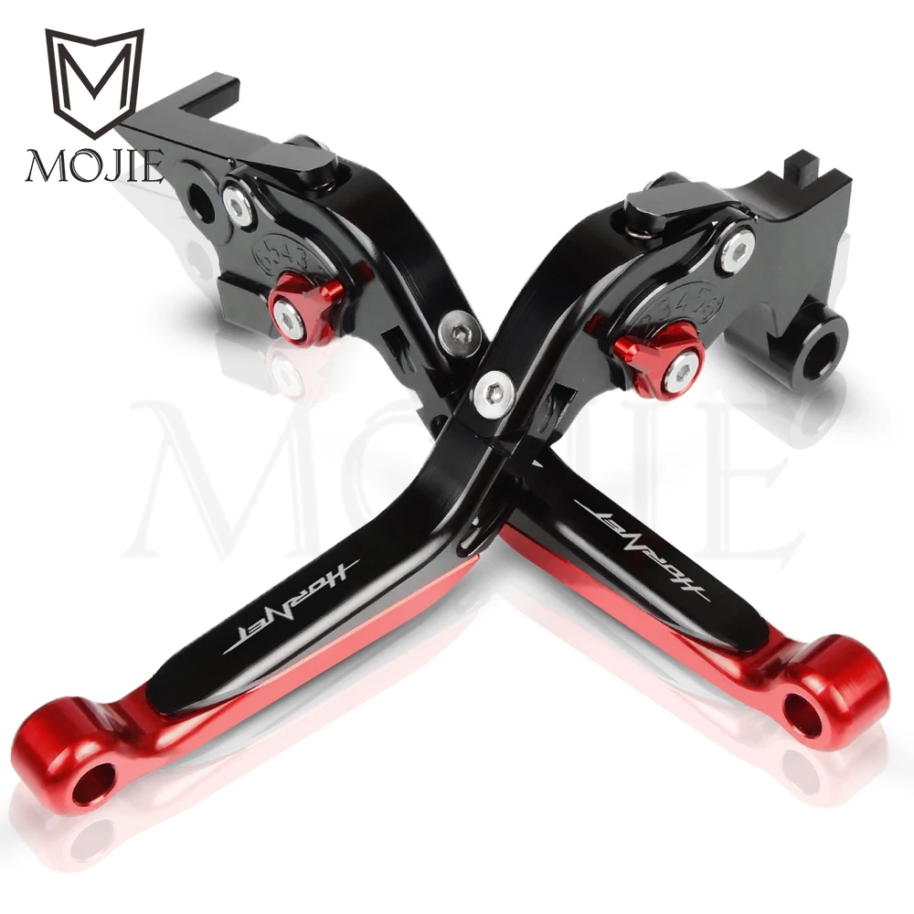 Black Red Мотоцикл с ЧПУ Рычаги тормозного сцепления для Honda CB600F Hornet CB 600F 600 F 2007-2013 2008 2009 2010 2011 2012 рычаги тормозного сцепления - Цвет: Black Red
