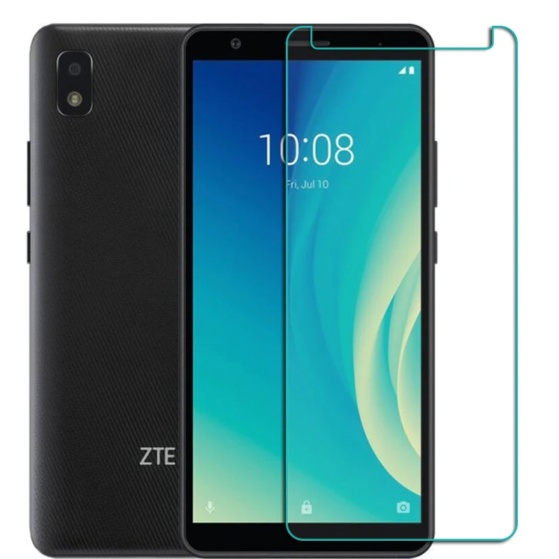 

hd clear safety front shield tempered glass on the for zte blade l210 6.0" protective film screen protector phone cover