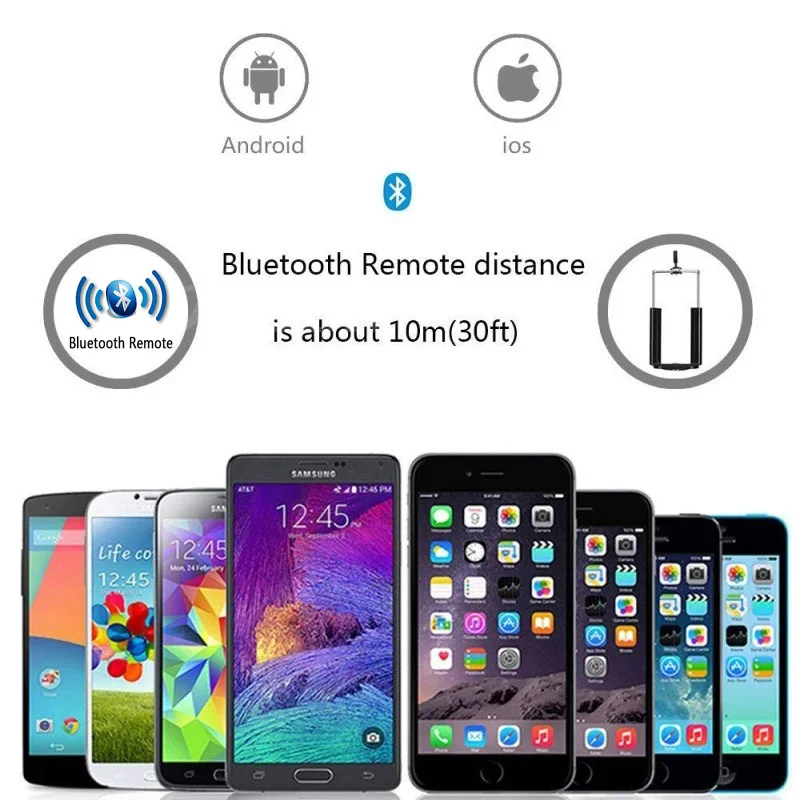 COOLJIER гибкий спонж Осьминог Мини штатив с Bluetooth дистанционным затвором для iPhone Мини камера штатив держатель телефона клип стенд