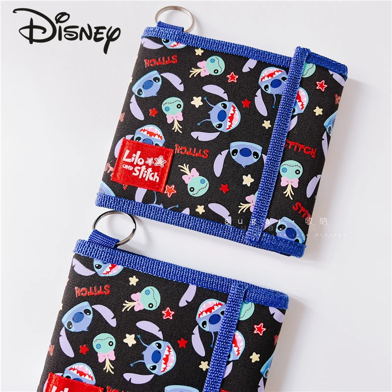 

Disney New Genuine Stitch Ladies Coin Purse High-quality Multifunctional Children's Wallet Multi-Card Slot Luxury Coin Purse