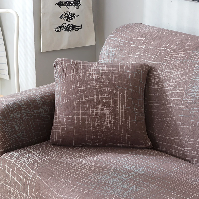 Полноразмерный диван из спандекса с принтом эластичный растягивающийся чехол на