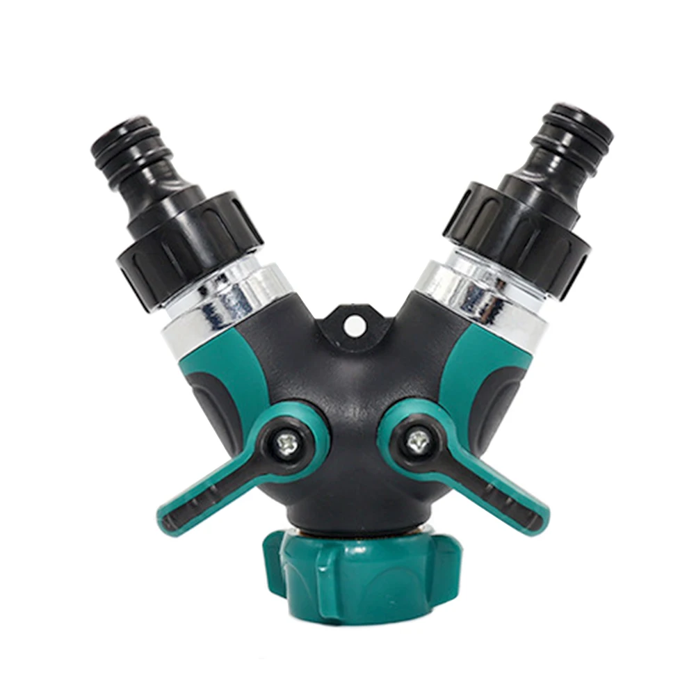 

With Handles Thread Watering Accessory Agricultural 2 Way Y Connnector Garden Hose Splitter Irrigation Lawn Durable Easy Apply