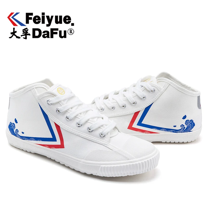 Feiyue Pepsi Joint limited edition парусиновая обувь мужская и женская обувь высокие вулканизированные туфли на плоской подошве осенние удобные модные кроссовки 03