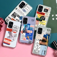 transparent liquid silicone shockproof for samsung a51 case a50 a12 a21s 3d phone cover for galaxy s20fe ultra note 20 plus lite
