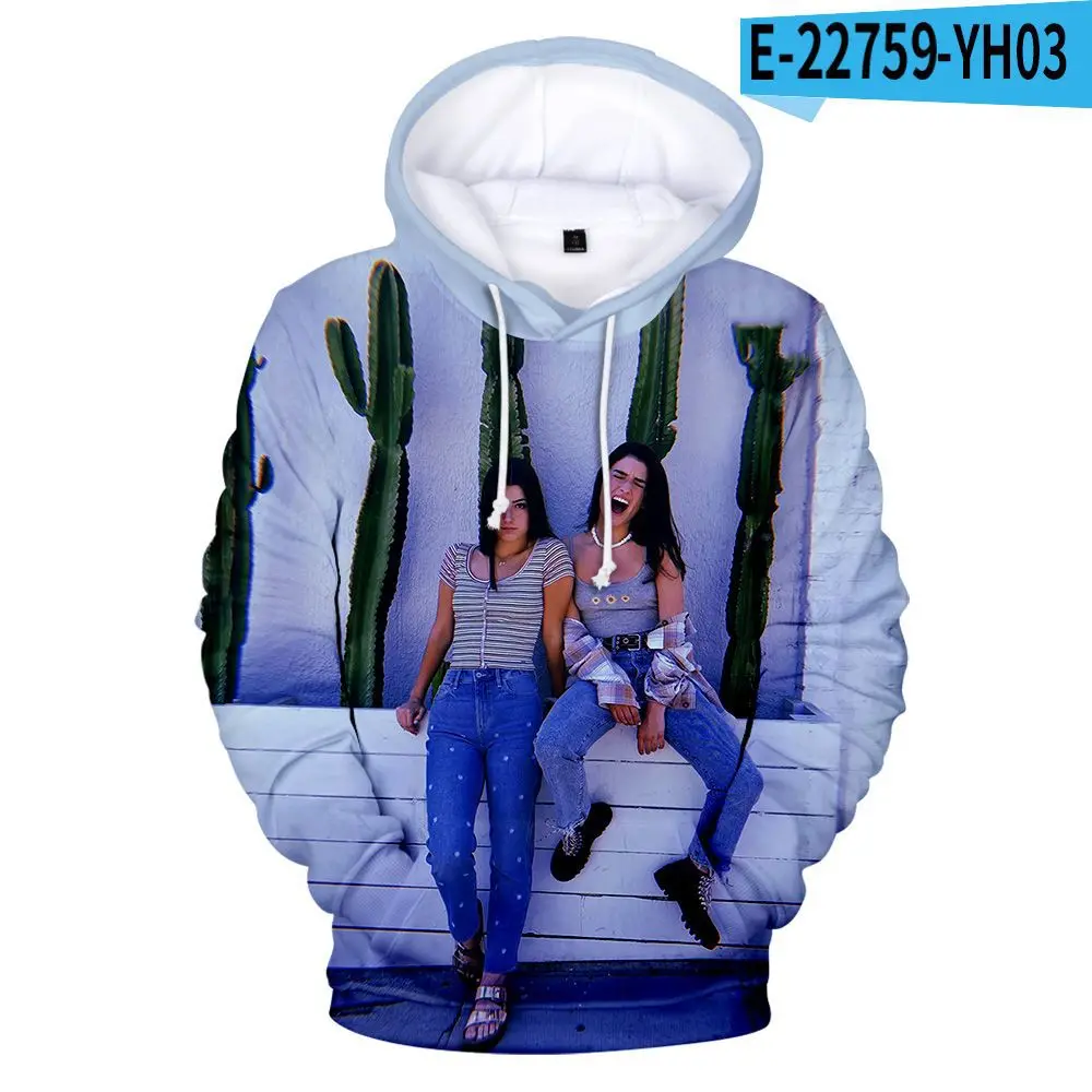 

Popular Ice Coffee Splatter 3D Hoodies Sweatshirts Men/Women Cute Beautiful Charli Damelio Sweatshirt Long Sleeve Pullovers