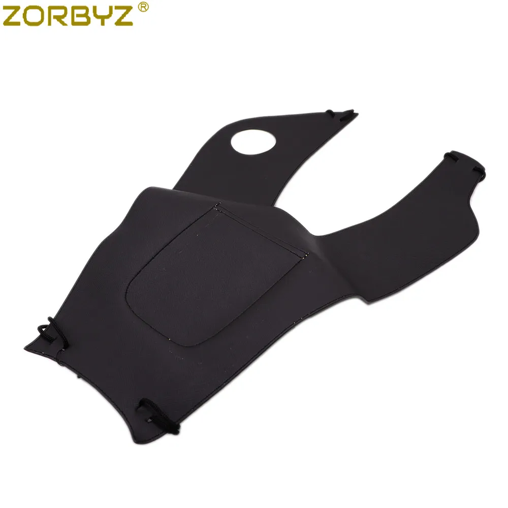 ZORBYZ мотоциклетный чехол из искусственной кожи с правой крышкой для бака сумка Honda