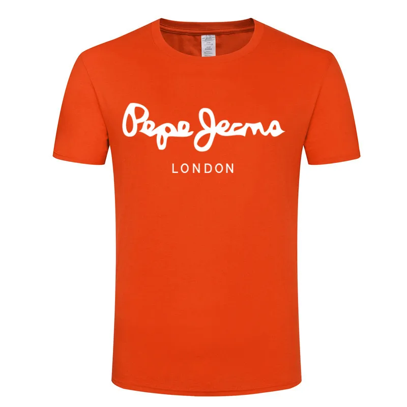 

Brand New Cotton Men's T Shirt Letter Printed T Shirt Summer Casual Short Sleeve Round Neck Men's Tops