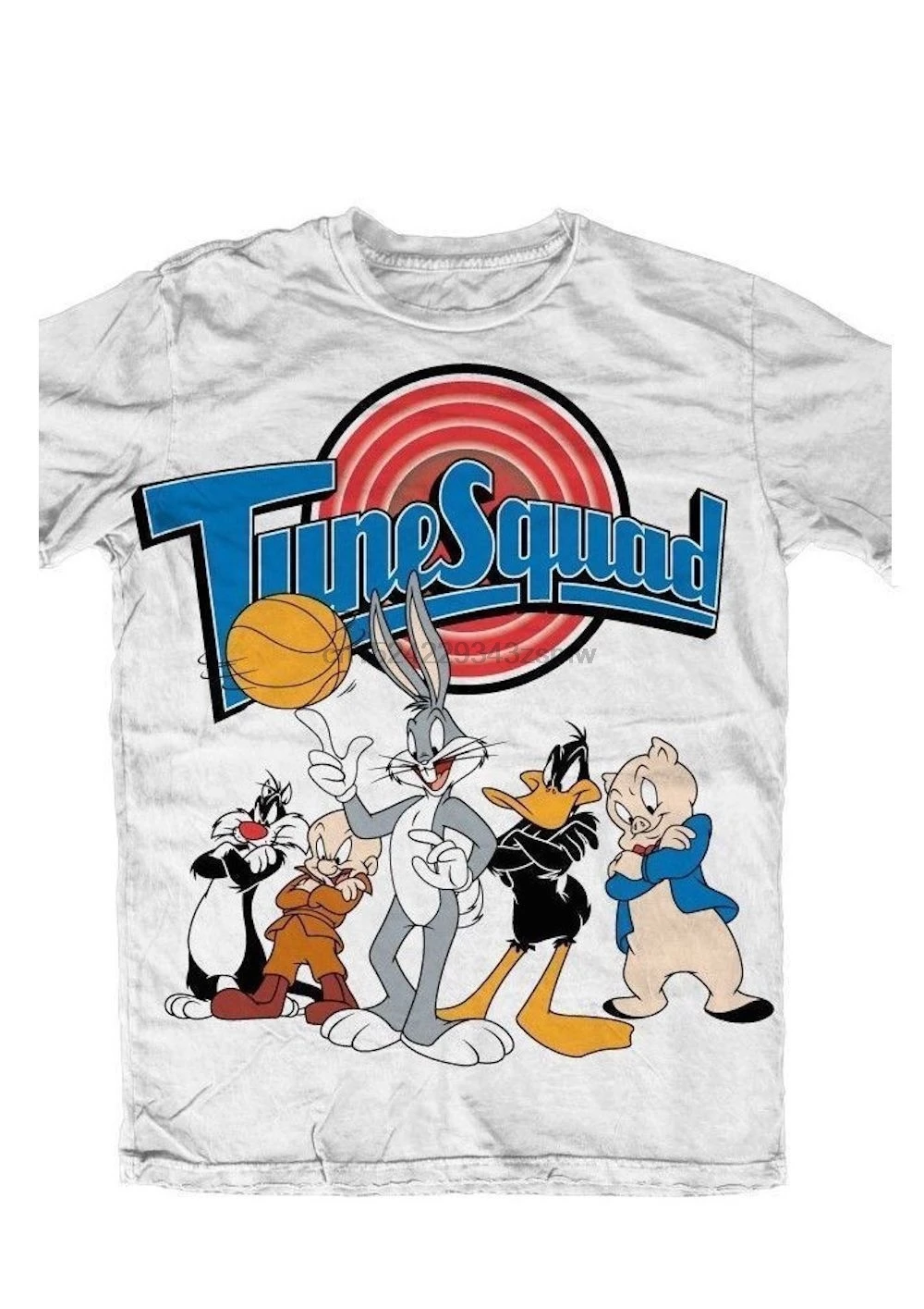 Looney ttes Space jam Squad официальная Мужская футболка с буквенным принтом| |