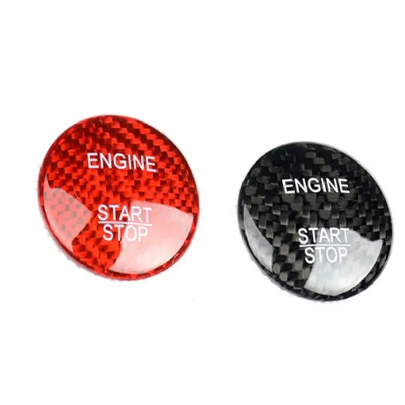 TPIC углеродное волокно автомобильный двигатель кнопка запуска Зажигания