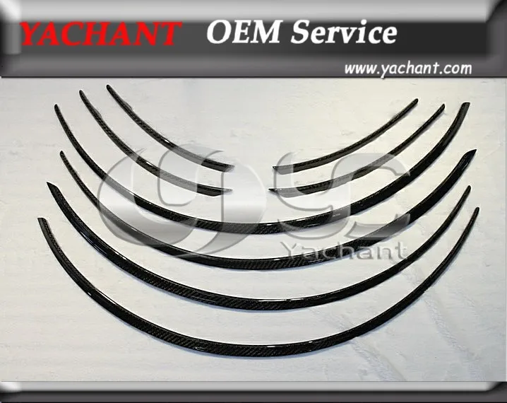 

Carbon Fiber OEM Style Wheel Arch Flares (10mm wider) 8pcs Fit For 2008-2010 Nissan Skyline R35 GTR