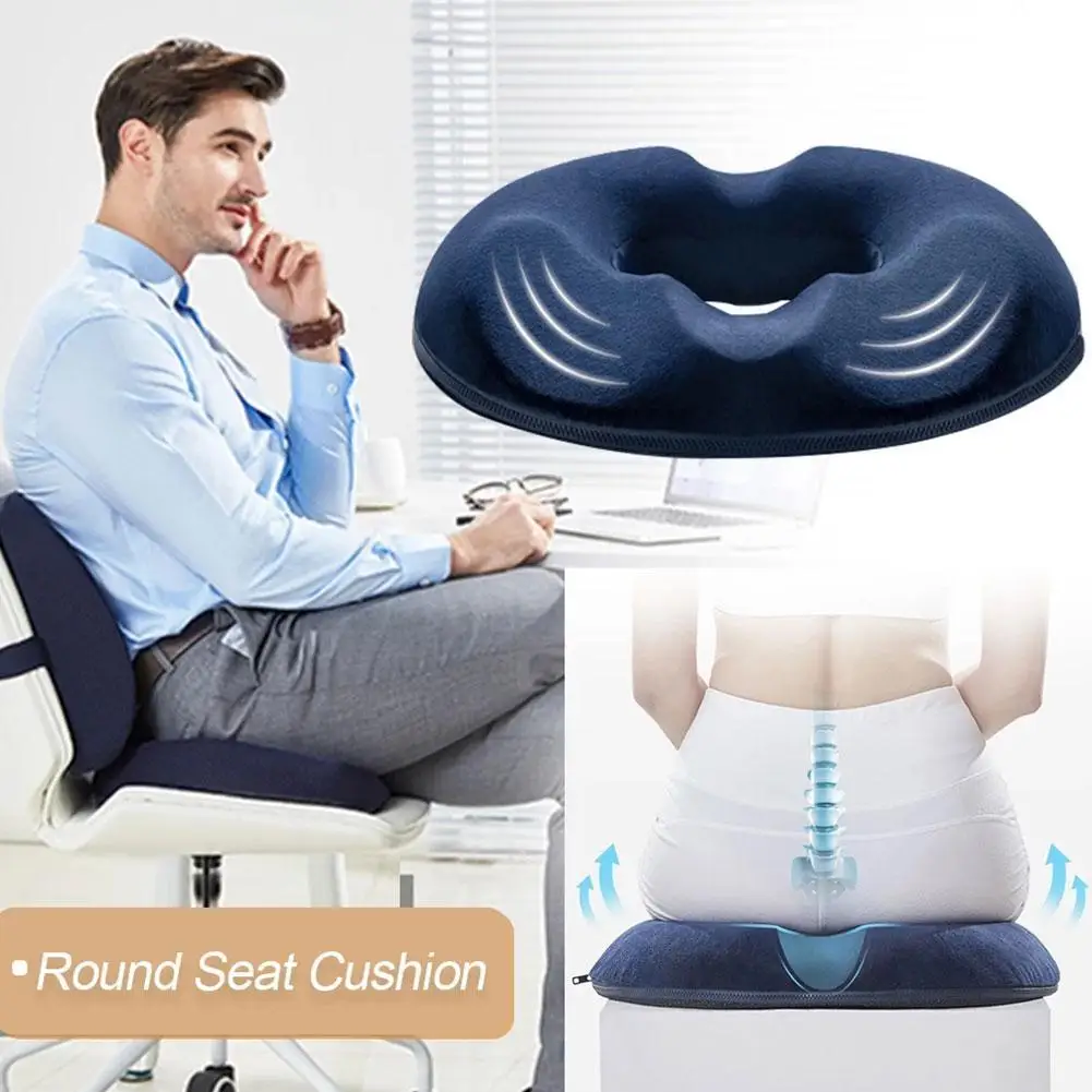 Comfort Donut Seat Cushion Sofa Hemorrhoid Memory Foam Anti Hemorrhoid Massage Tailbone Pillow Car Office Seat Cushion