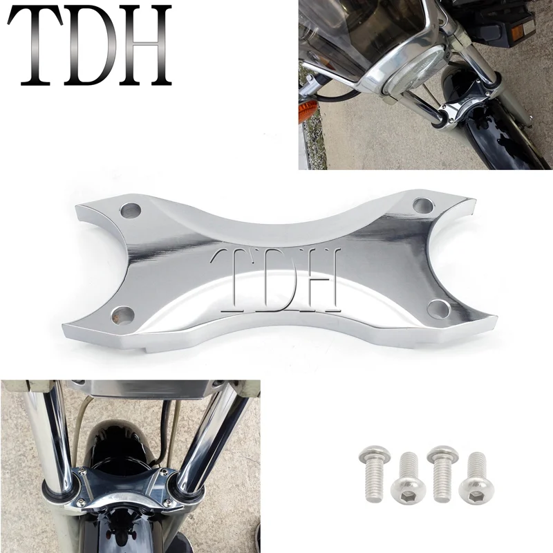 

VFBVMXI5 VFBVMXJ3 алюминиевая вилка для Yamaha V-Max VMX1200 1985-1992 1993-2007 комплект крепления передней вилки