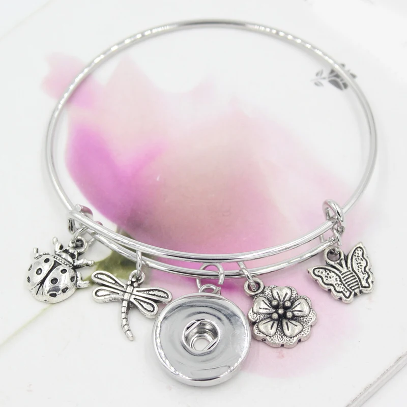 10 шт. Сменные ювелирные изделия весенний цветок насекомое стрекоза Бабочка