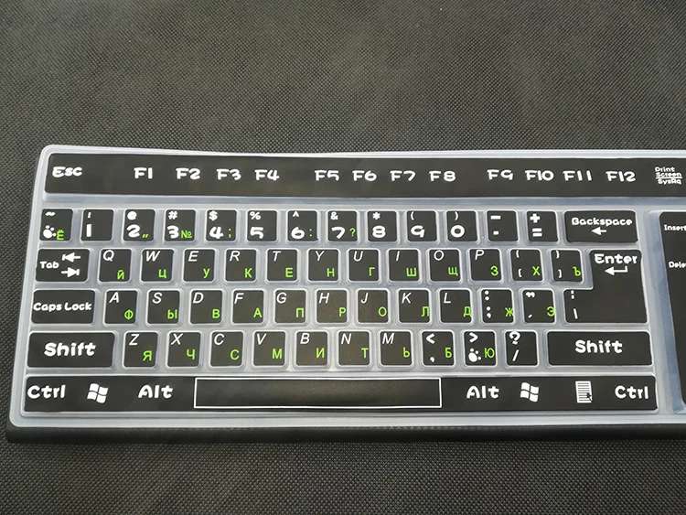 Russian Universal Desktop computer PC keyboard cover film Fo