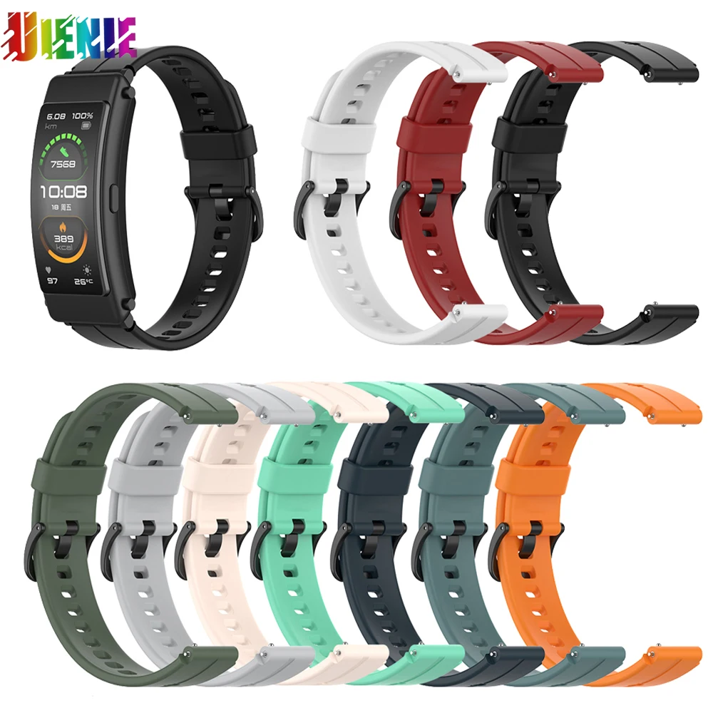 

Silicone Strap for Huawei TalkBand B6/B3 16mm bracelet Wristband Replacement sport silicone strap for Huawei Band B6 smart watch