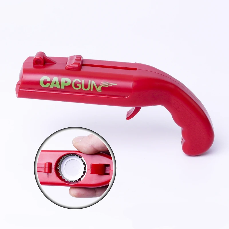 Creative Cap Launcher Beer Bottle Opener Dining Bar Tool Portable Kitchen Tools Drink Lids Openers | Дом и сад