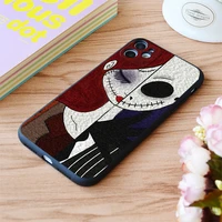 For iPhone Jack Sally Print Soft Matt Apple iPhone Case Plus Pro MAX