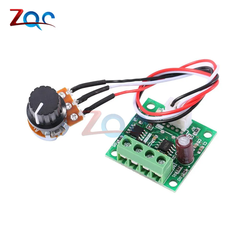 Контроллер скорости двигателя постоянного тока PWM 1803BK 1 8 V 3V 5V 6V 12V 2A блок