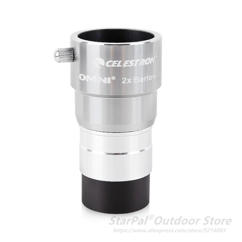 Окуляр Барлоу Celestron omni 2x с увеличением профессиональный телескоп детали