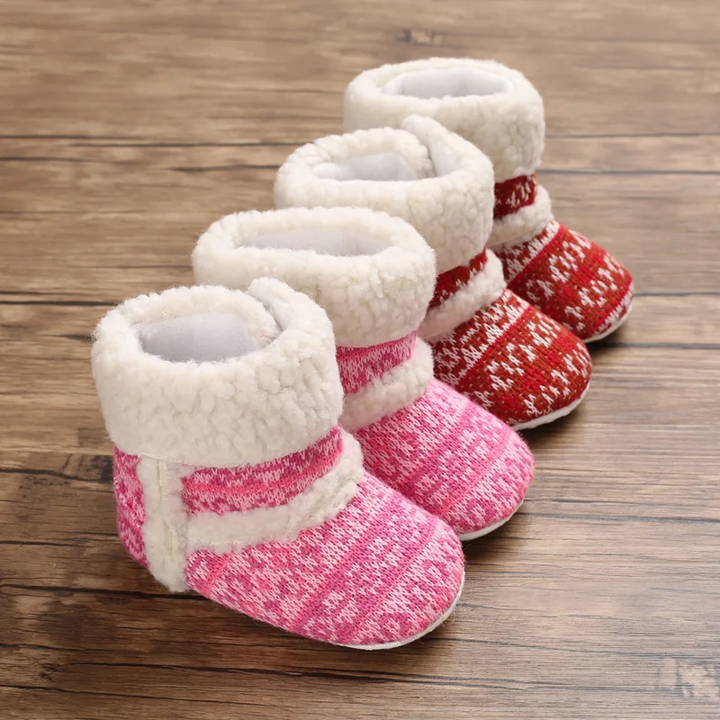 Взрывные модели зимней обуви для маленьких девочек от 0 до 1 года модная теплая