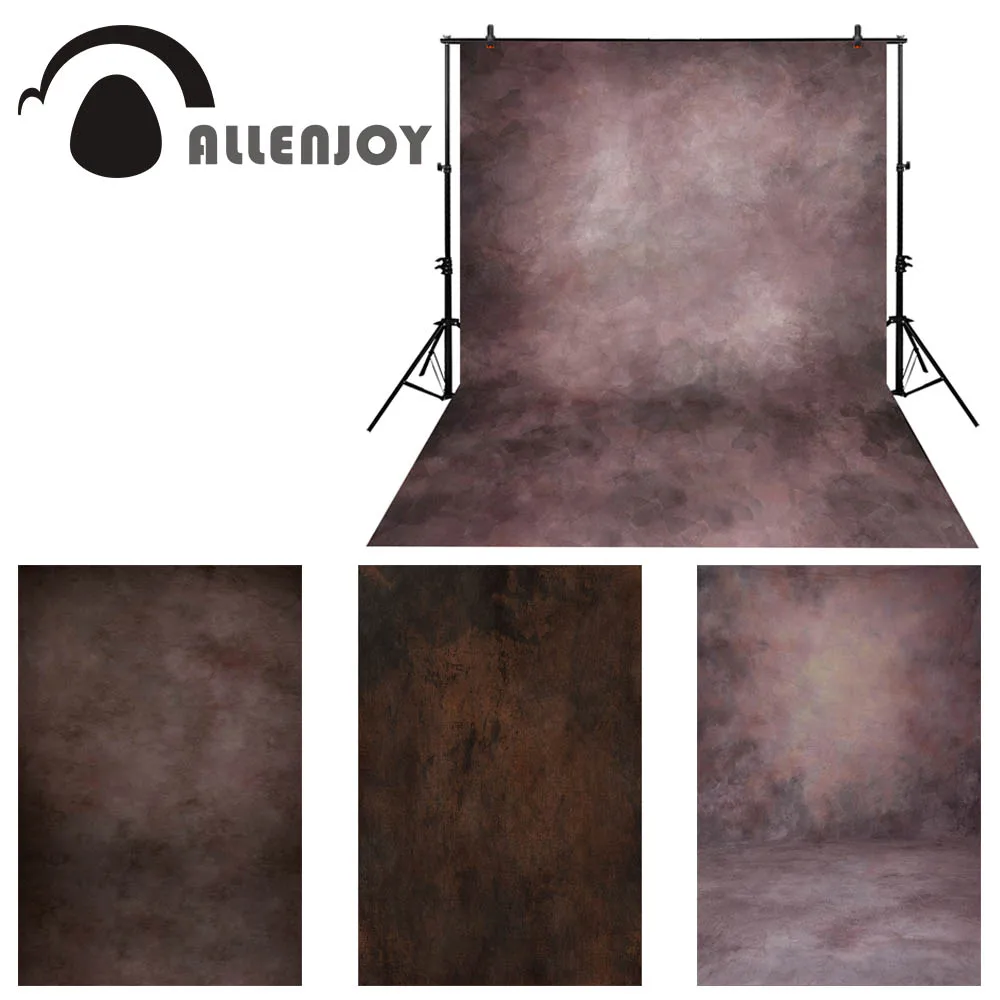 Фон для фотосъемки Allenjoy с изображением старых мастеров фиолетовый коричневый