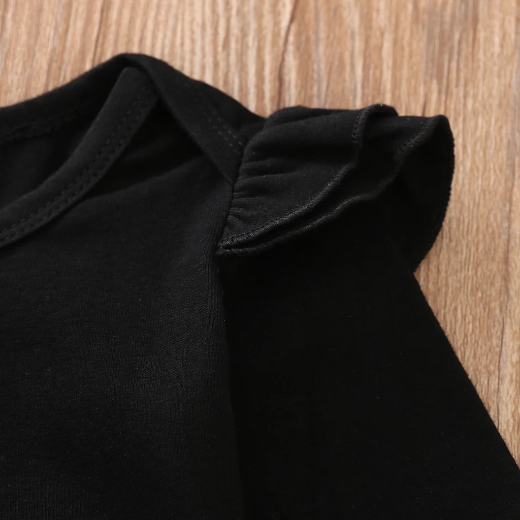 Pudcoco/осень 2020 комплект из 3 предметов для новорожденных девочек на Хэллоуин боди с