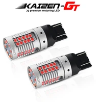 high power no hyper flash canbus 7443 t20 tail lights red 48 smd w215w car 3030 smd led bulbs for brake light error free 21w
