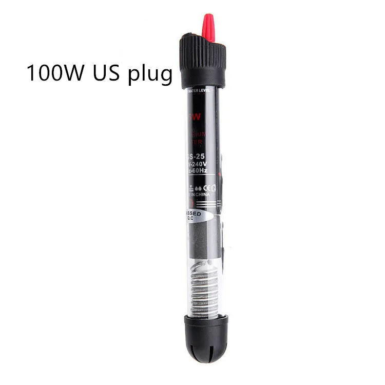100W US plug Аквариумный аквариум, автоматический нагревательный стержень с постоянной температурой, энергосберегающий нагреватель для аквариума, аксессуары для аквариума - Цвет: 100W US plug
