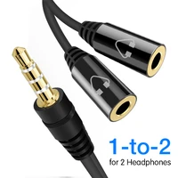 3 5mm stereo male to male jack male to female male to 2 female audio aux cable extension cable cord for computer laptop mp3mp4