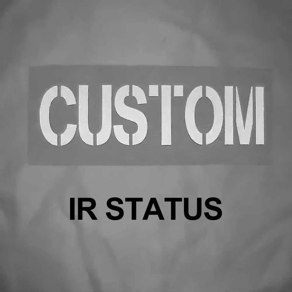 25 см пользовательская Лазерная вырезка IR IFF инфракрасная отражающая накладка на