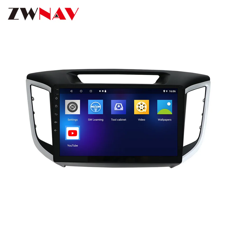 10," PX6 Android 9 8 ядерный 4+ 64 ГБ Автомобильный без dvd-плеера gps-навигация для hyundai Creta ix25- Автомагнитола