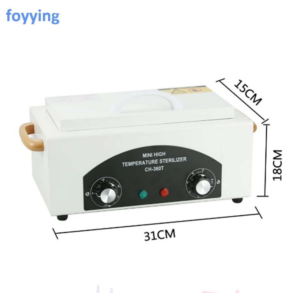 

foyying 300w Dry Heat High Temperature Sterilizer Vet-Tattoo Dental Medical Autoclave Manicure tool sterilizer For Nails Pedicur