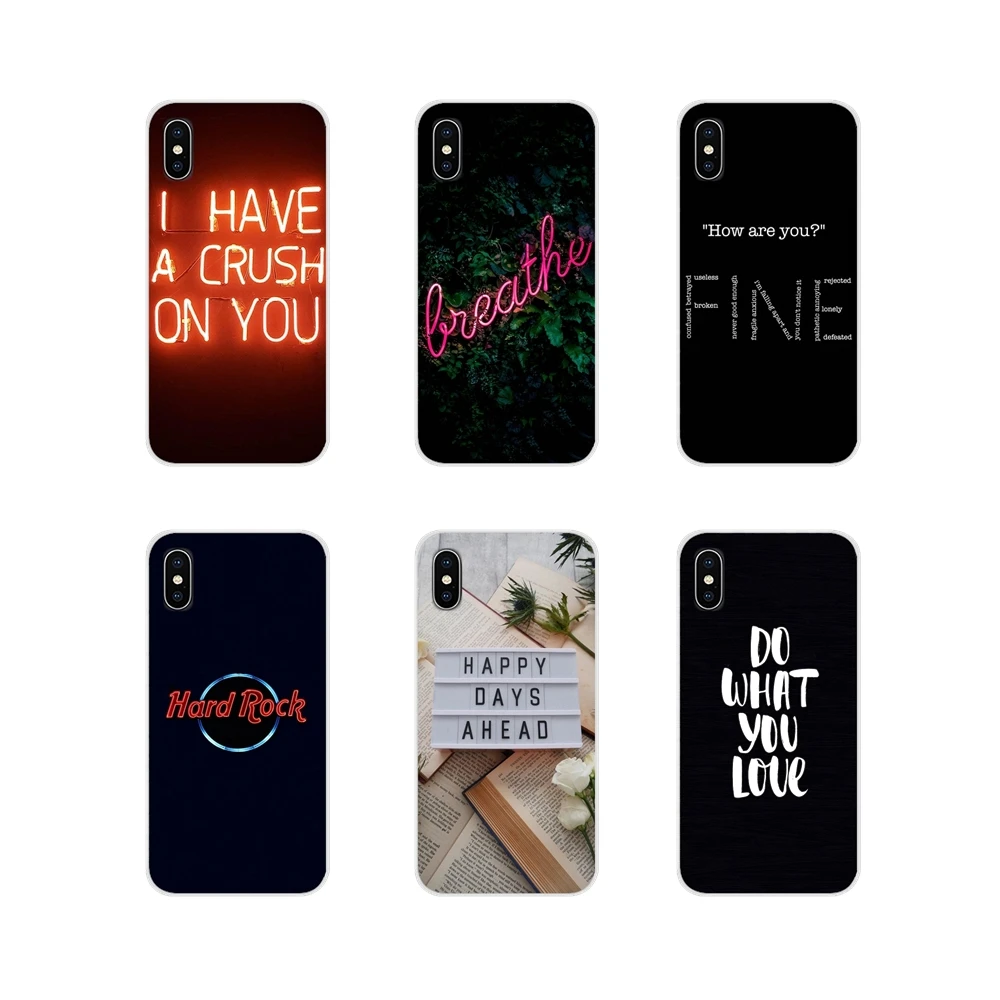 Мягкие прозрачные чехлы для Huawei G7 G8 P8 P9 P10 P20 P30 Lite Mini Pro P Smart Plus 2017 2018 2019 с надписью на