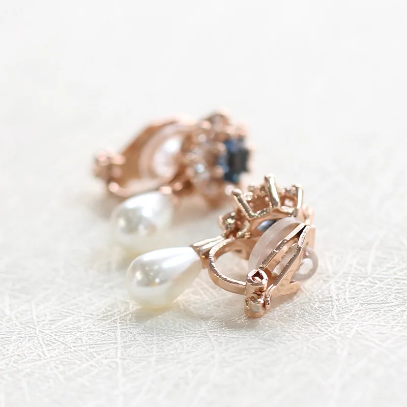 Серьги-клипсы без пирсинга ювелирные изделия на день матери модные