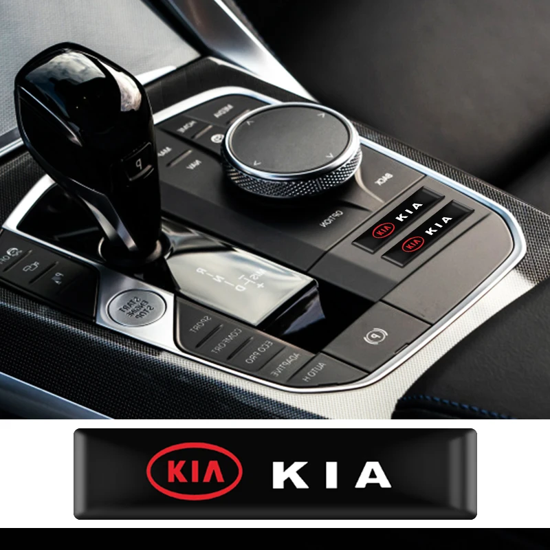 

10PCS Car Accessories Interior Stickers 3D Epoxy Badge Exterior Decorative Decals For KIA Rio Ceed Sportage Cerato Soul Sorento