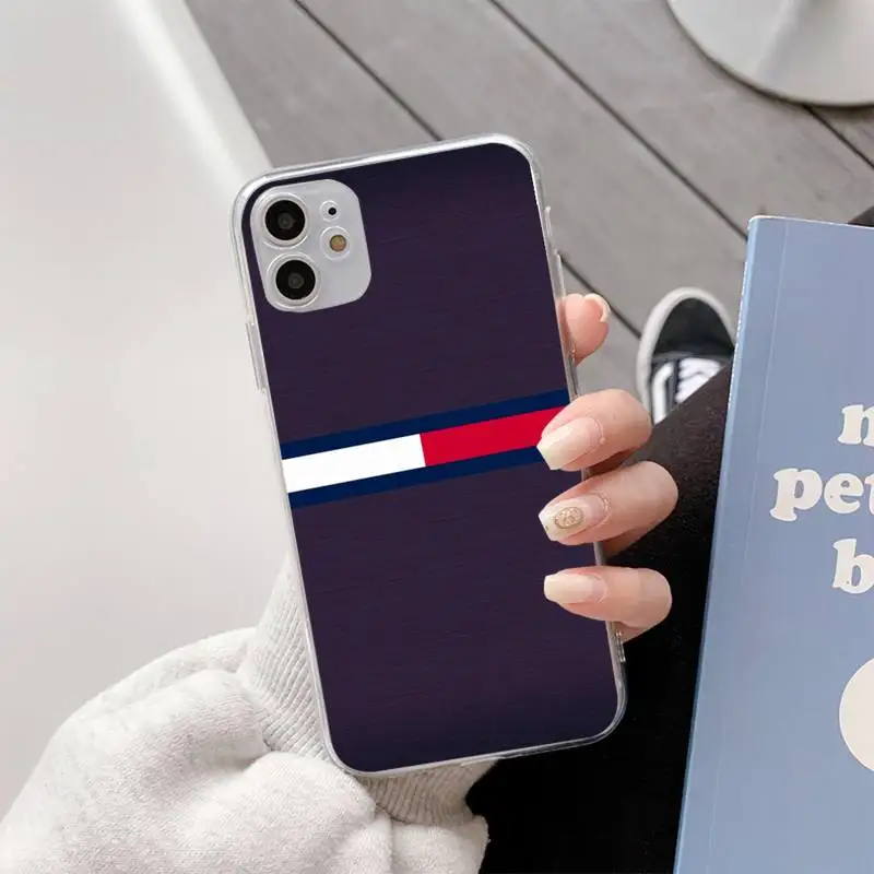 

Tom Me Brand Phone Case For Iphone11 12 Pro Max SE 2020 6s 7 8 Plus X Xs Max Xr Transparent Soft Silicone Cover