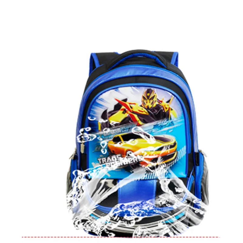 Детская школьная сумка трансформеров модный рюкзак с мультипликационным аниме