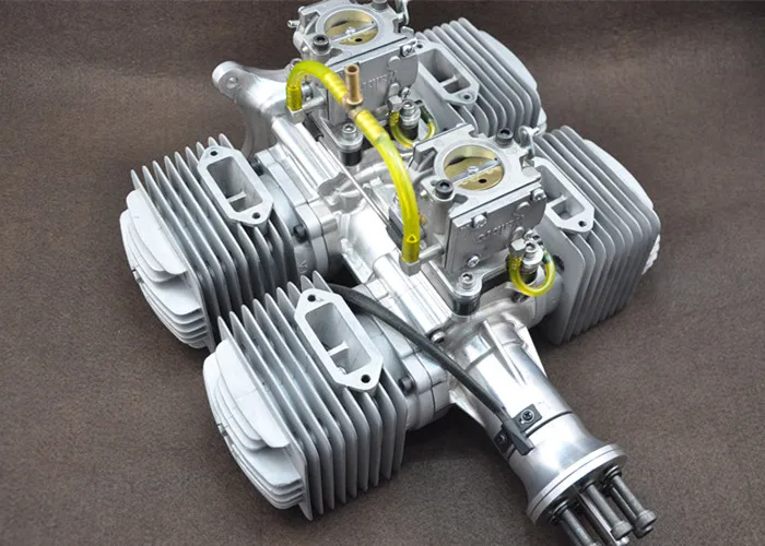 Многокамерный CNC обработанный DLA360 360cc газовый двигатель для RC самолета