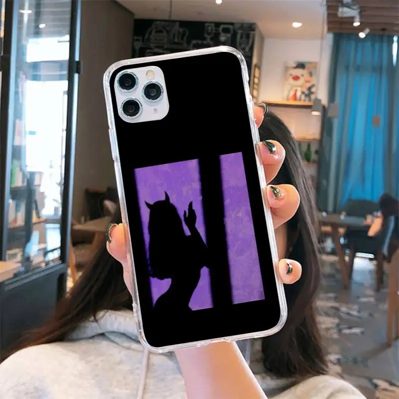 

Devil sexy Woman Phone Case Transparent for iPhone 6 7 8 11 12 s mini pro X XS XR MAX Plus se cover funda shell
