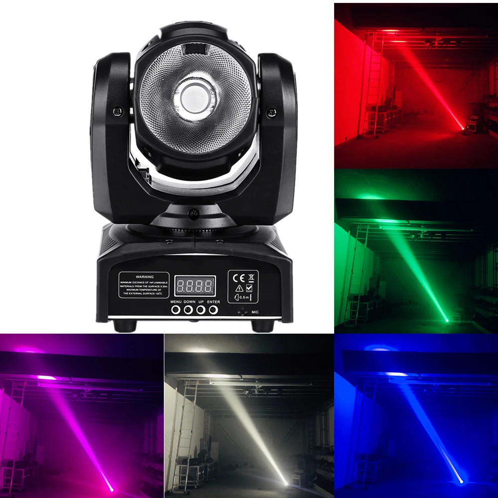 60W LED Spot Moving Head Light Dj Controller LED Lamp Light 60W RGBW 4in1 Spot Beam Mini Led Moving Head Light