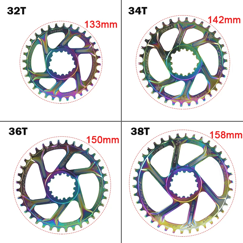 Велосипед GXP Chainring узкая широкая Цепь 32T 34T 36T 38T GXP Запчасти для Sram Aram XX1 X9 XO X01
