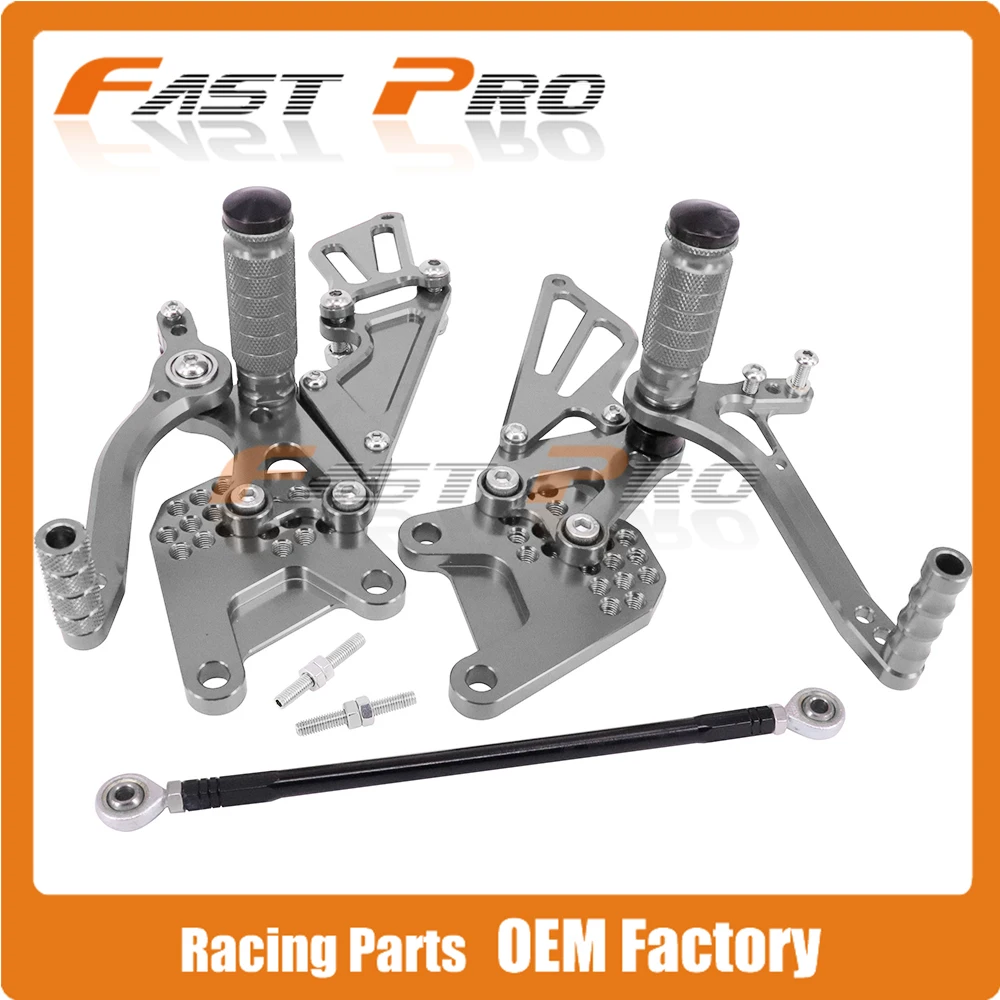 CNC мотоциклетные регулируемые штифты для заготовки педали для KAWASAKI ZX10R ZX-10R ZX 10R 2006 2007 2008 2009 2010