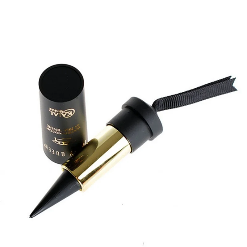 Подводка для глаз улучшающая эффект чёрная подводка твердая Толстая гелевая